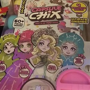 Capsule Chix Ultimix 4 pack NIB Doll Toy